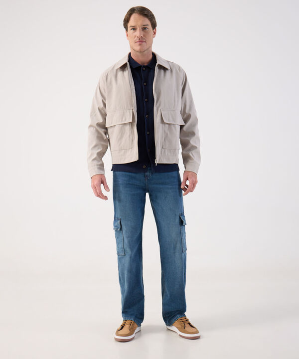 Jean Cargo de Estilo Funcional y Urbano Para Hombre image number null