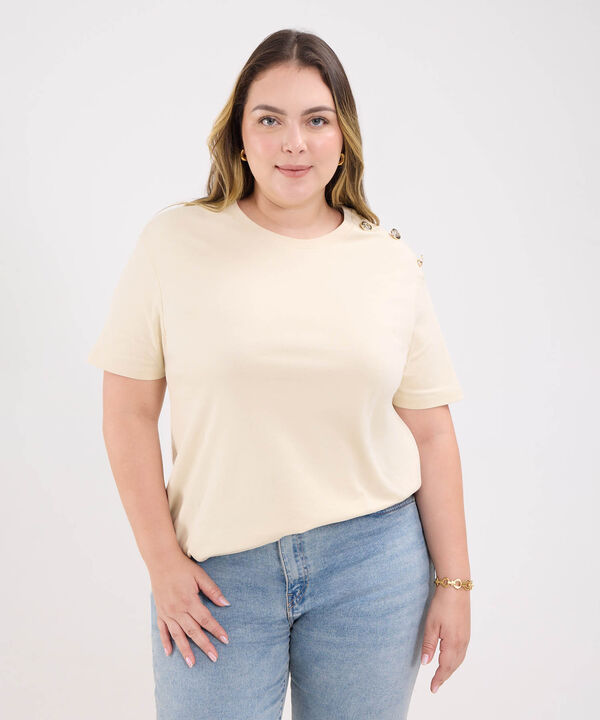 Camiseta con Botones Náuticos image number null