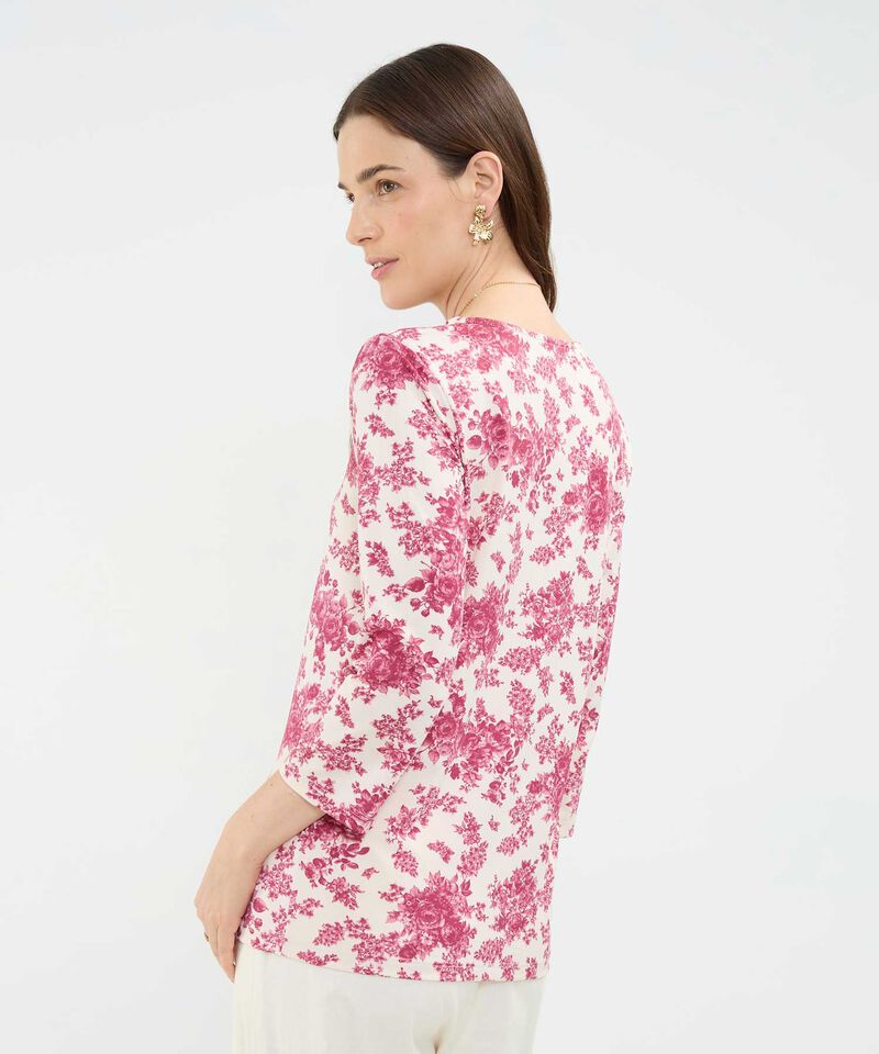 Camiseta Estampado Bot&aacute;nico