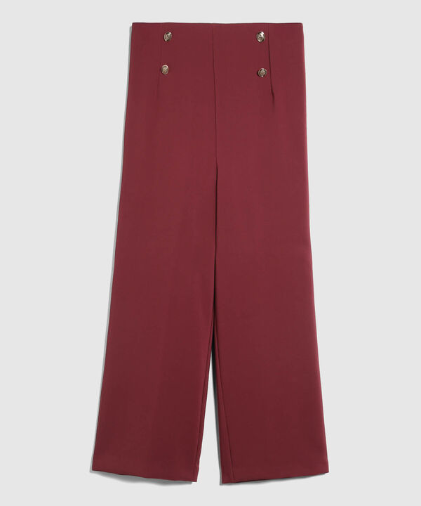 Pantalón Casual Con Botones image number null