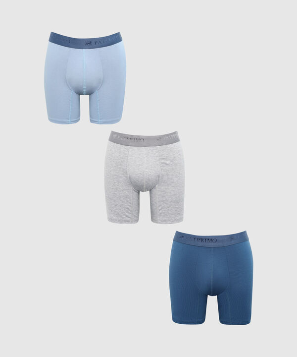 Pack X3 Boxer Para Hombre En Lycra-Algod&oacute;n