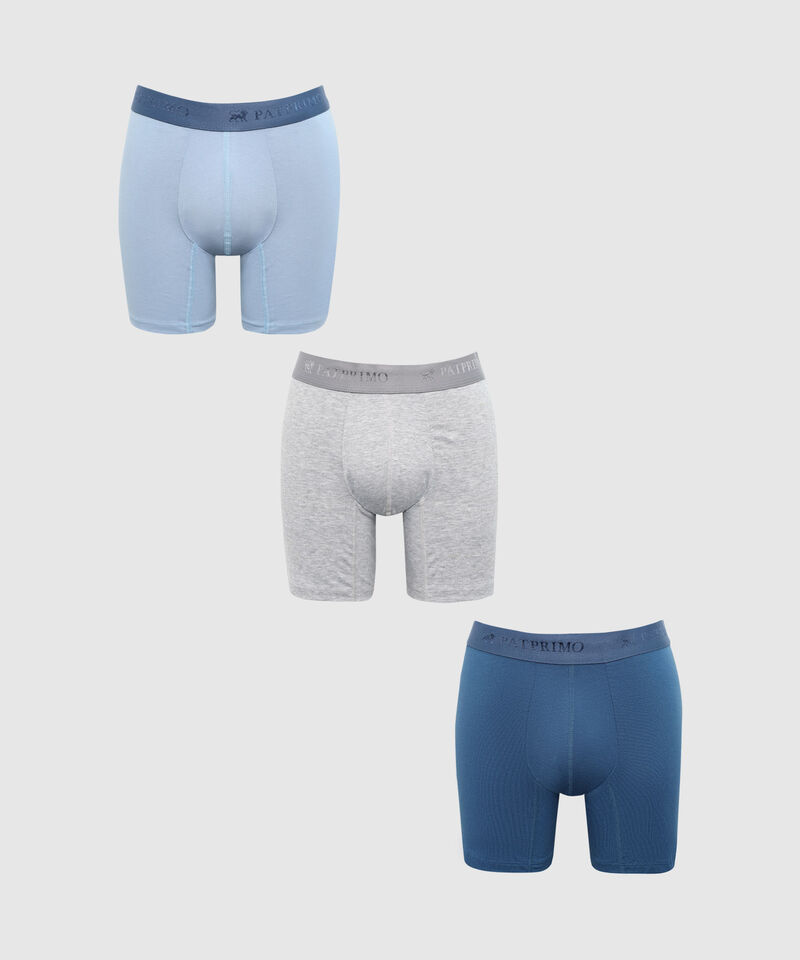 Pack X3 Boxer Para Hombre En Lycra-Algod&oacute;n
