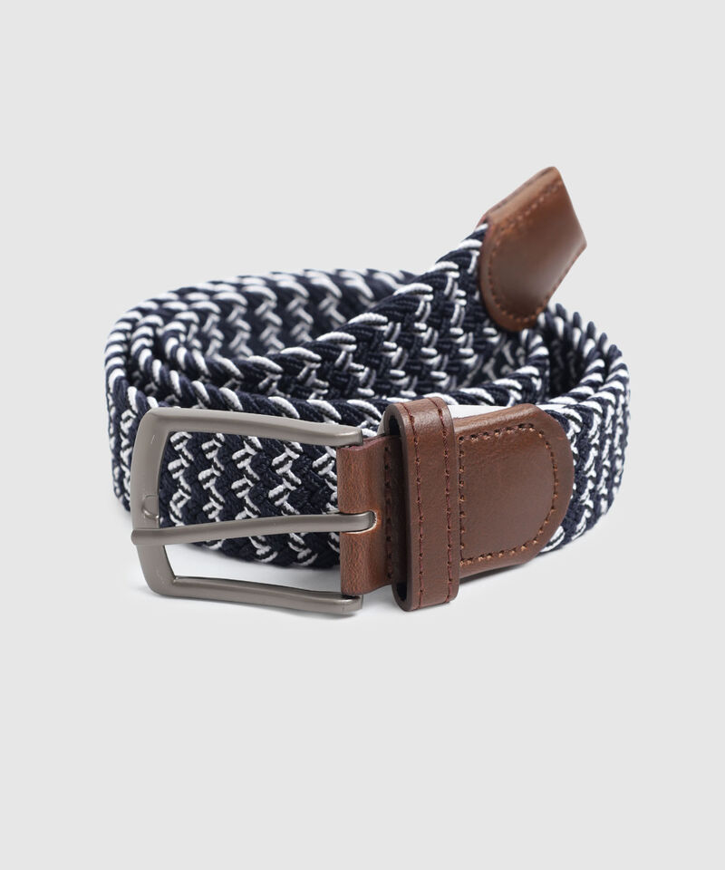 Cintur&oacute;n Tejido El&aacute;stico Para Hombre