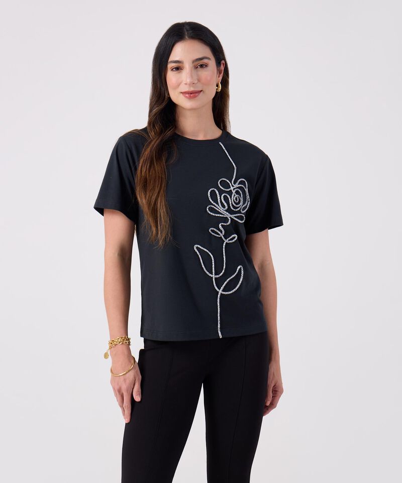 Camiseta Con Textura 