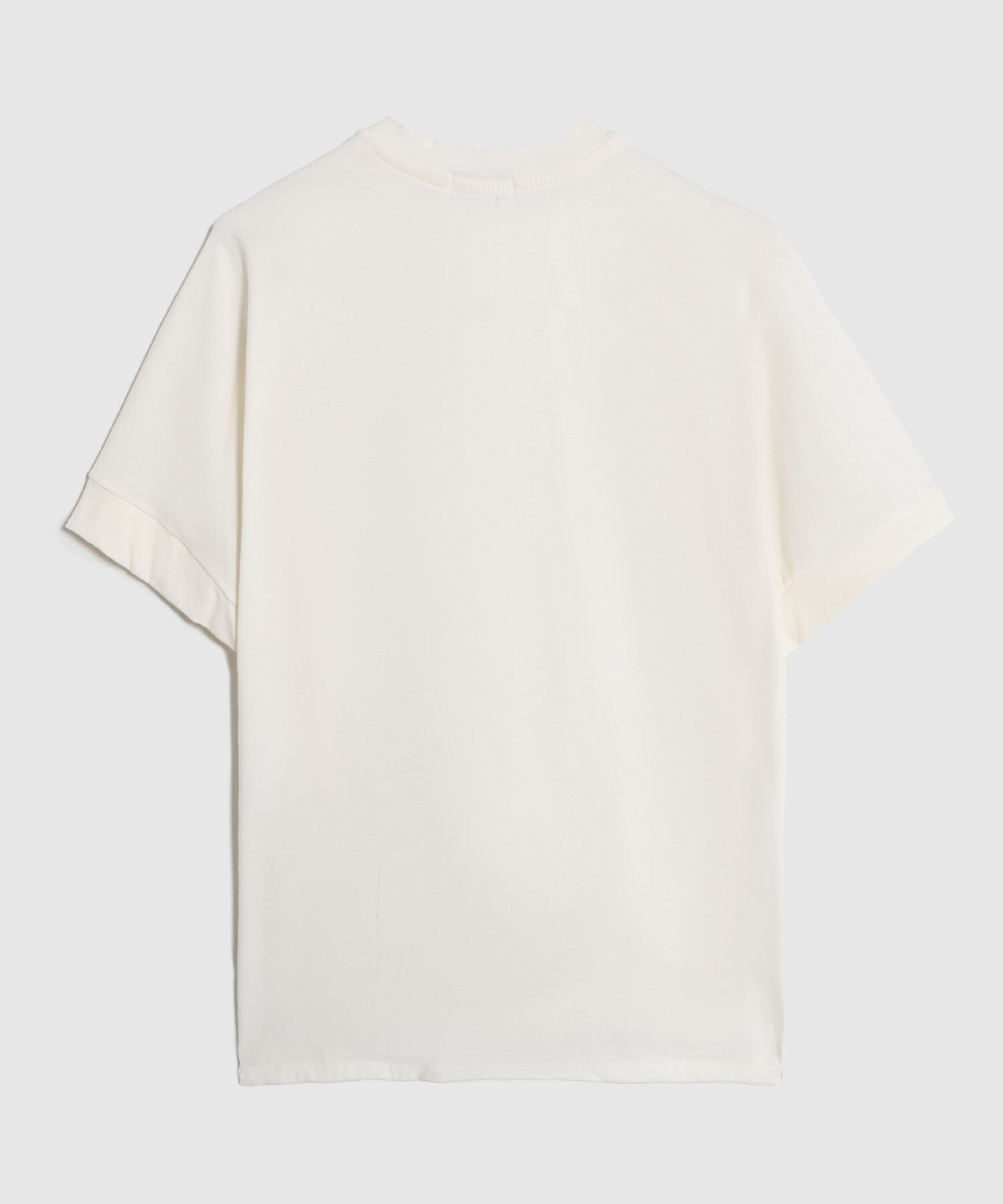 Camiseta con Manga Doblada y Estampado Para Mujer Curvy