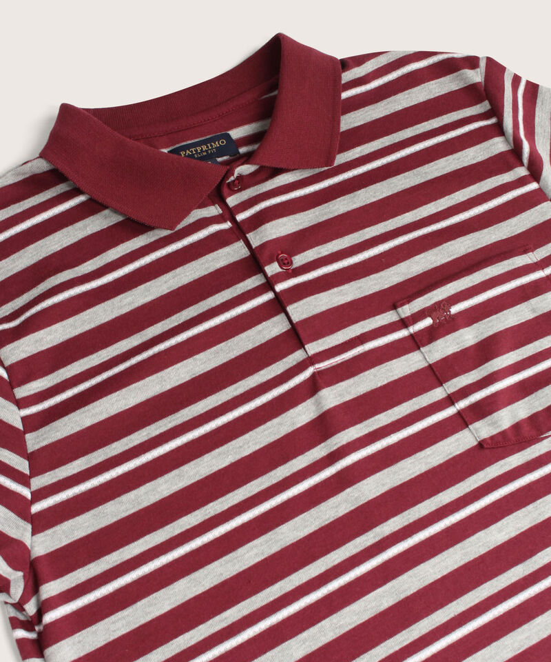 Polo Cuello Tejido Con Bolsillo