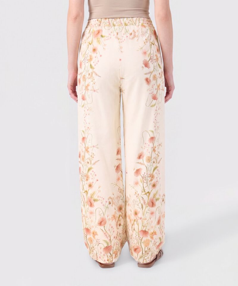 Pantal&oacute;n Fluido Con Cintura El&aacute;stica Mujer