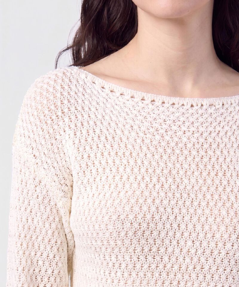 Saco de Punto Calado para Mujer