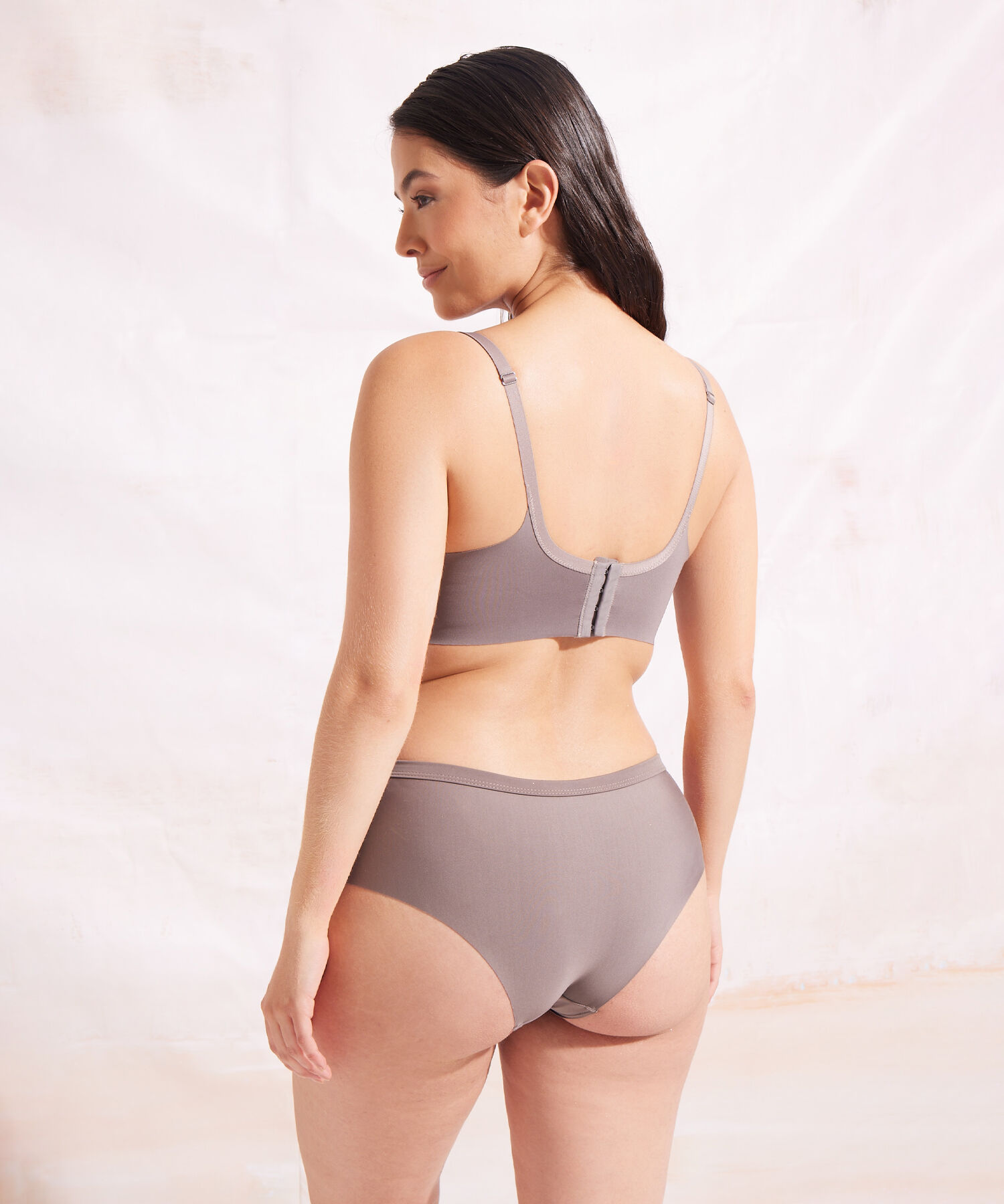 Brasier Copa Entera Unicolor Talle Largo