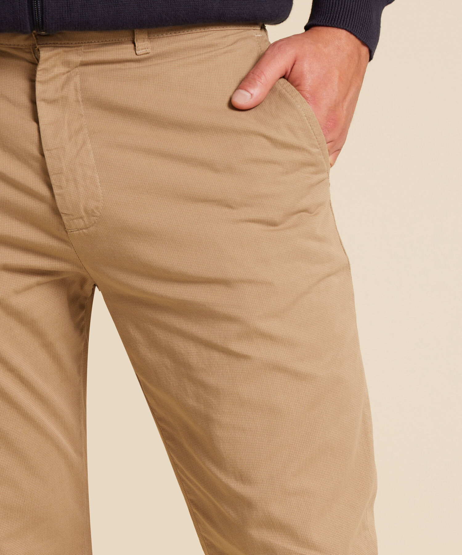 Pantalón Chino Estampado Textura