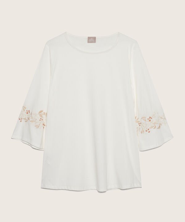 Camiseta Manga ¾ con Bordado
