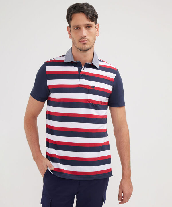Polo Preteñida, Cuello Maquina Con Bolsillo image number null