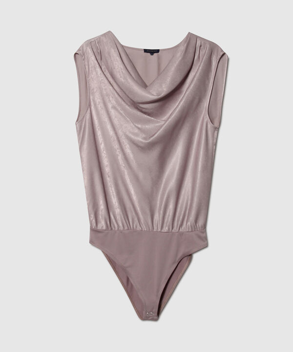 Body Con Escote Drapeado