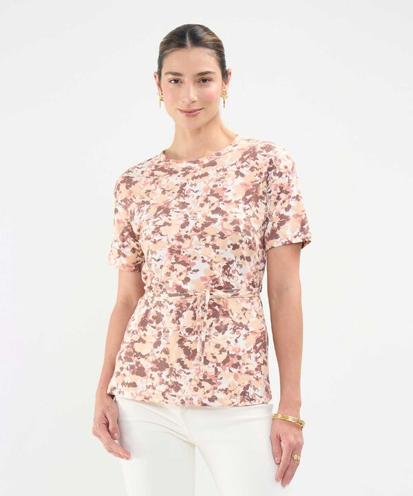 Camiseta Estampado de Manchas image number null