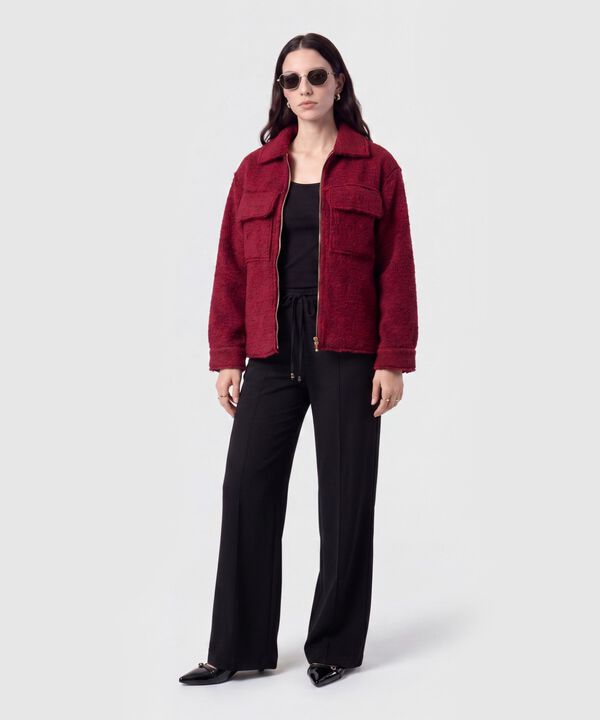 Pantal&oacute;n Unicolor con Prenses y Cord&oacute;n Para Mujer
