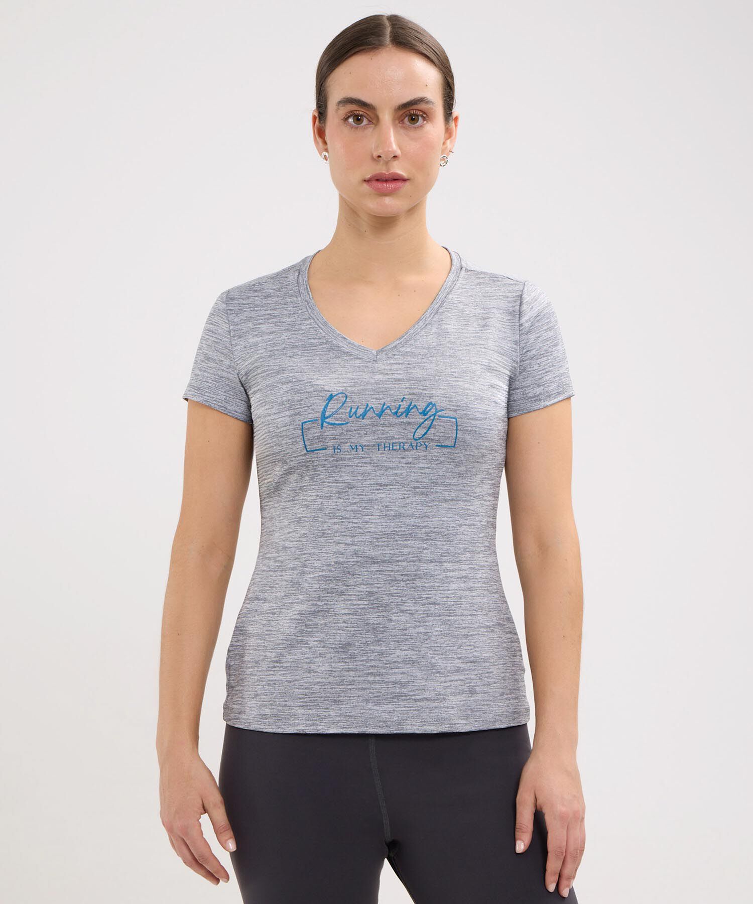 Camiseta Mc Cv Jaspeada Con Screen