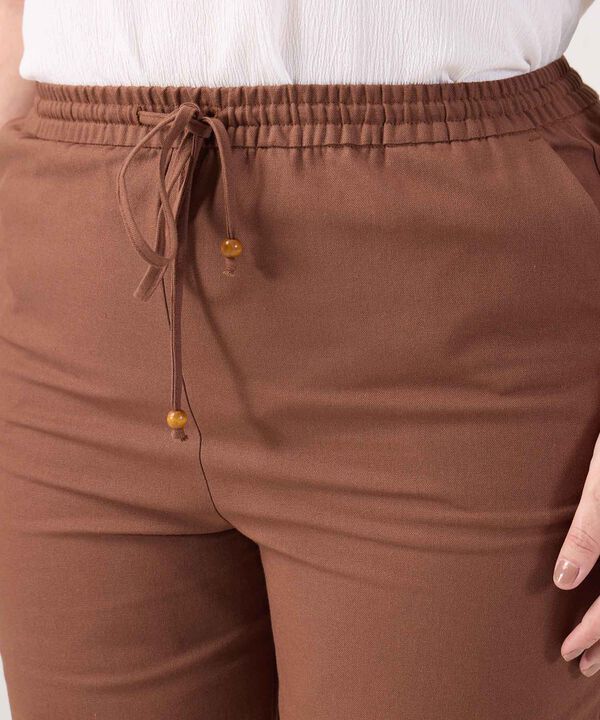 Pantal&oacute;n Con Cord&oacute;n Ajustable Para Mujer Curvy