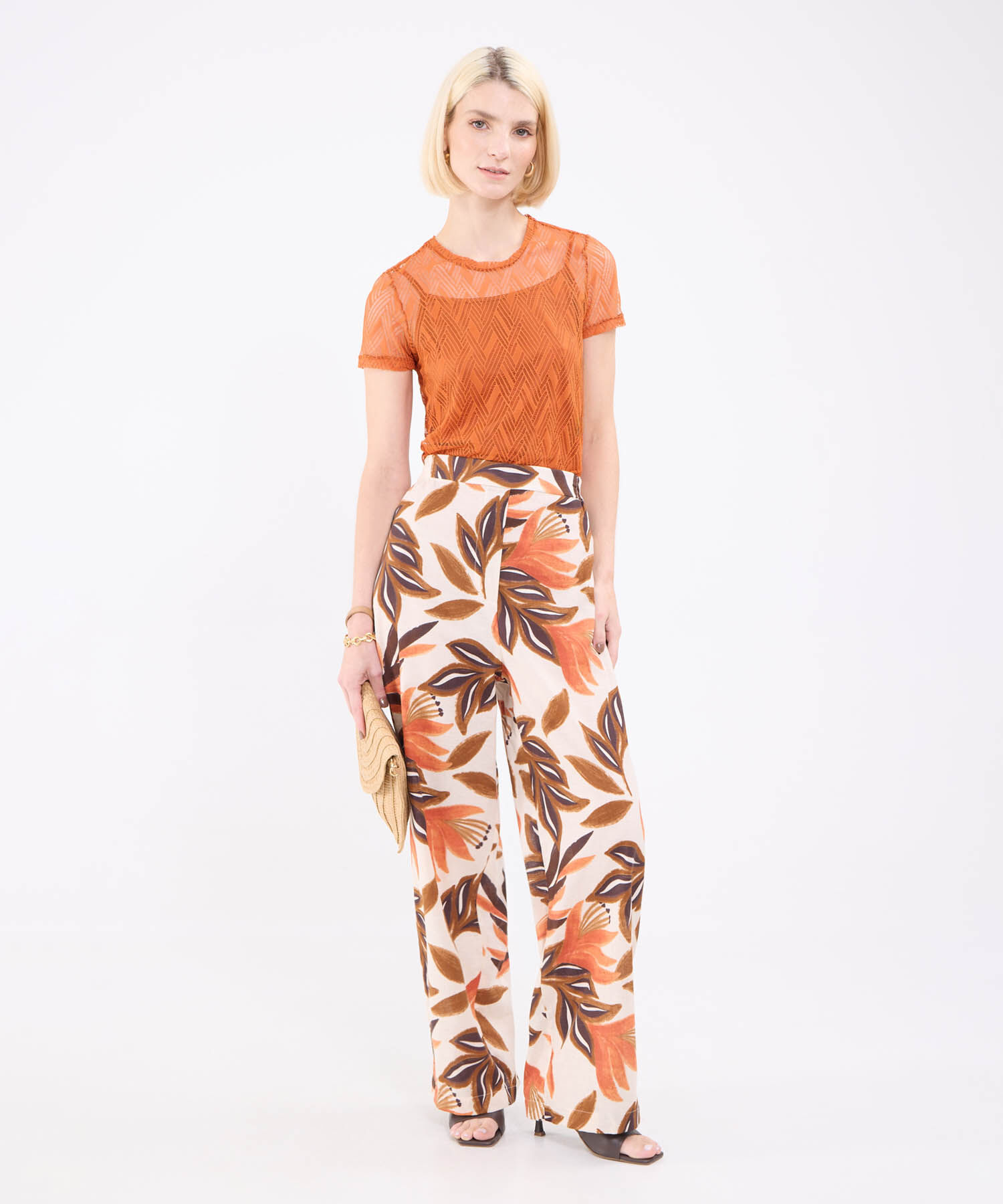 Camiseta Texturisada Para Mujer