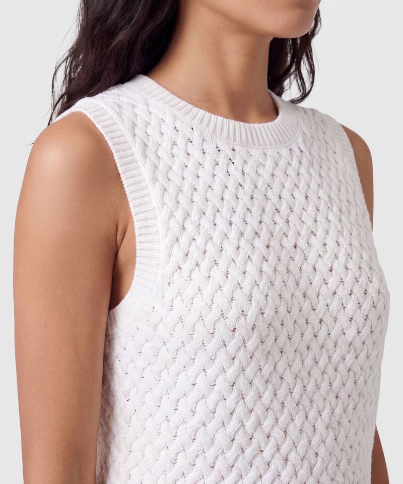 Camiseta Sisa Tejida Texturizada Para Mujer