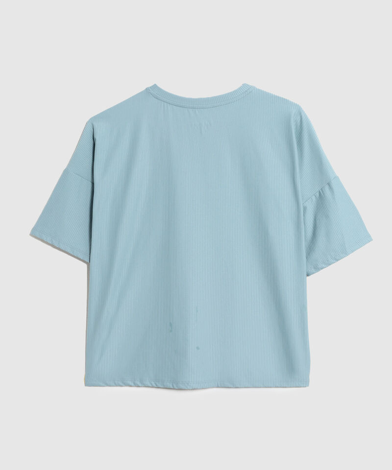 Camiseta Tipo Boxy Para Mujer