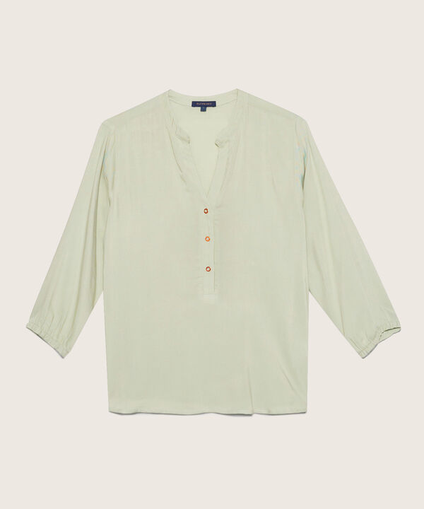 Blusa Manga 3/4 Unicolor