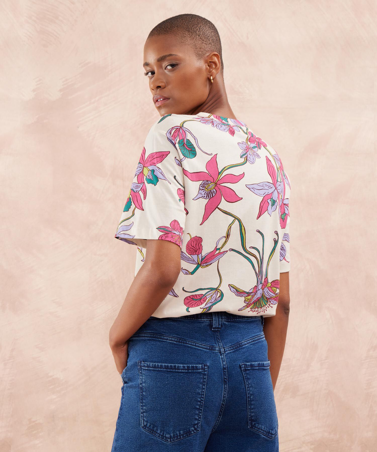 Camiseta Manga Corta Estampada
