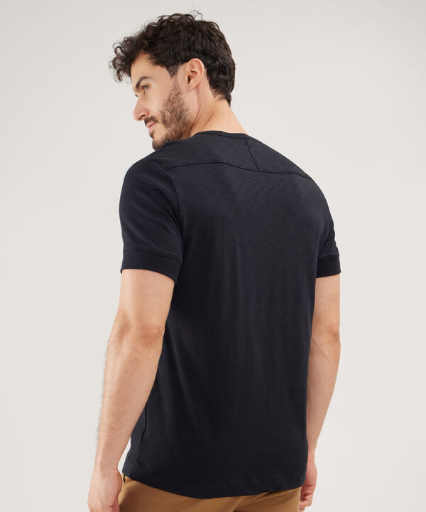 Camiseta Manga Corta Henley