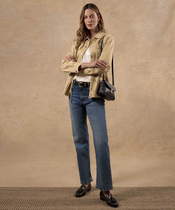 Jeans Straight Tono Medio image number null