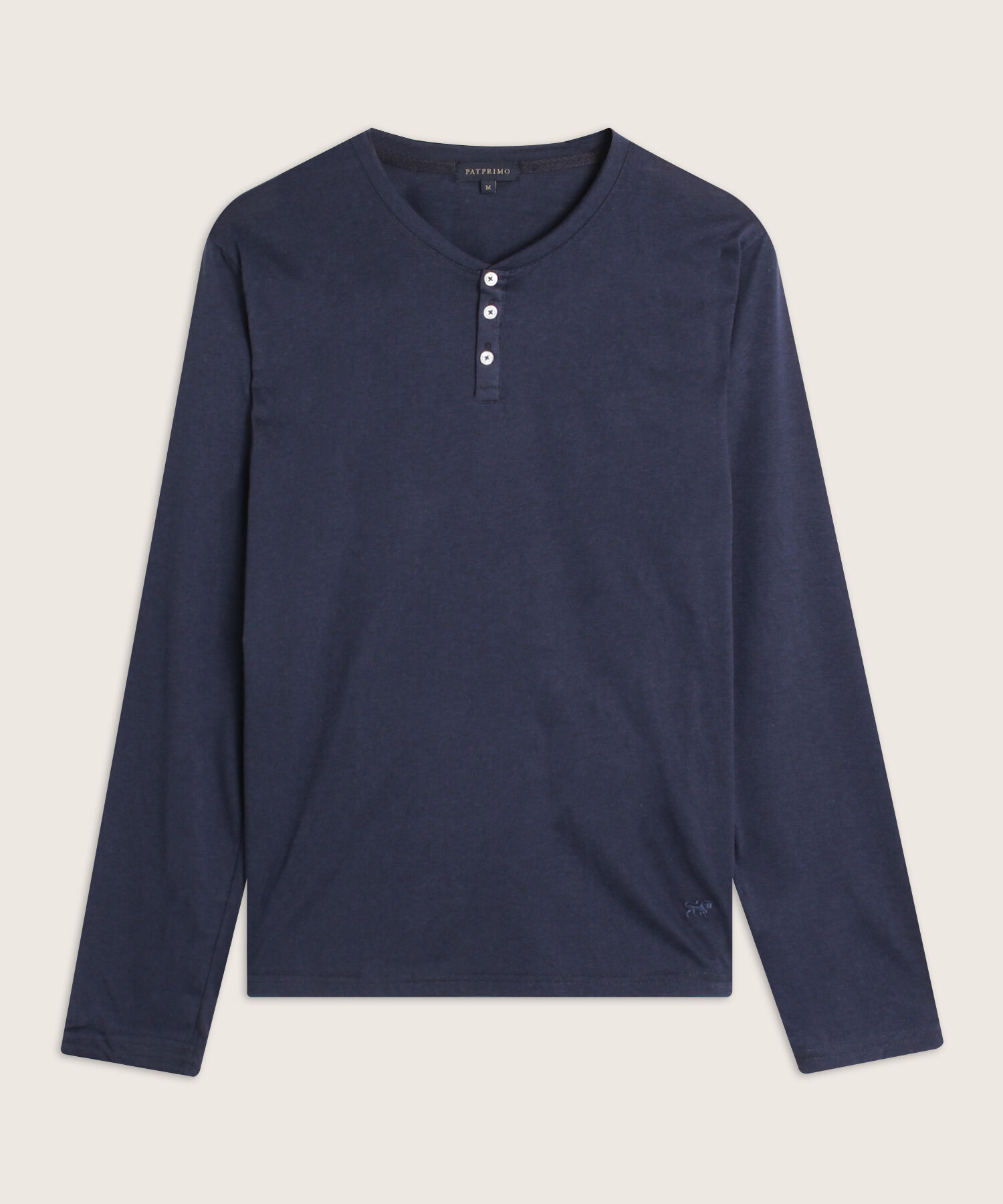 Pijama Manga Larga Cuello Henley