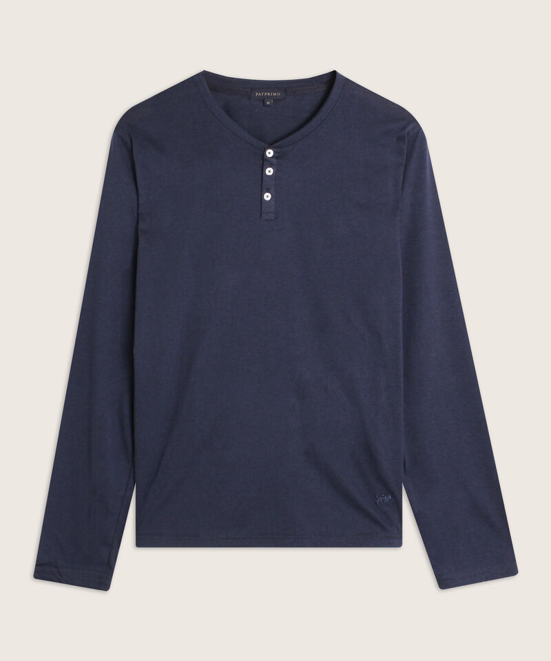 Pijama Manga Larga Cuello Henley