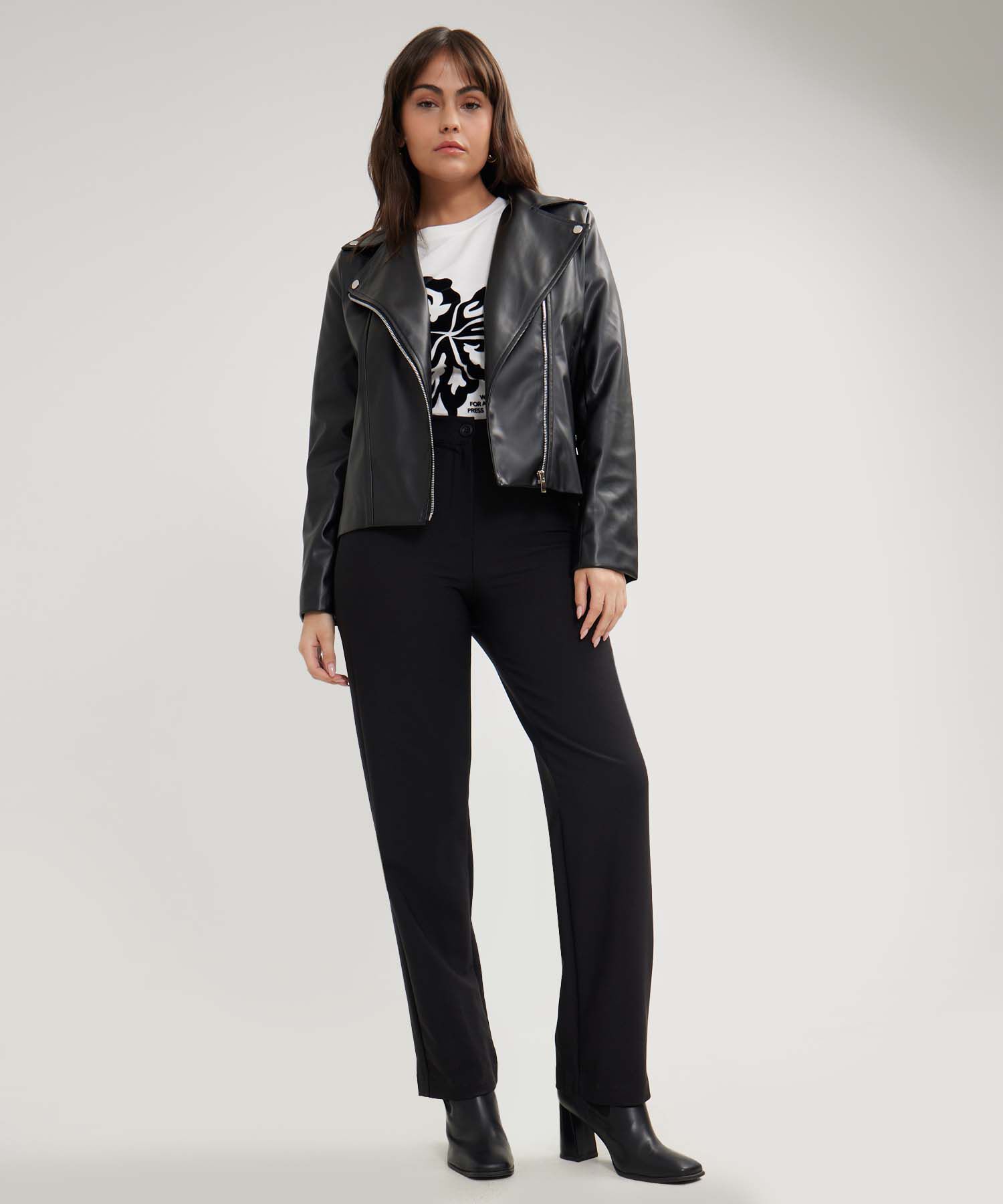Pantalon Clásico Unicolor