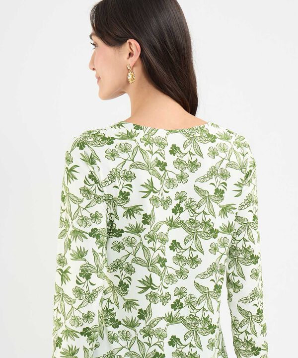 Camiseta Manga Larga Estampada