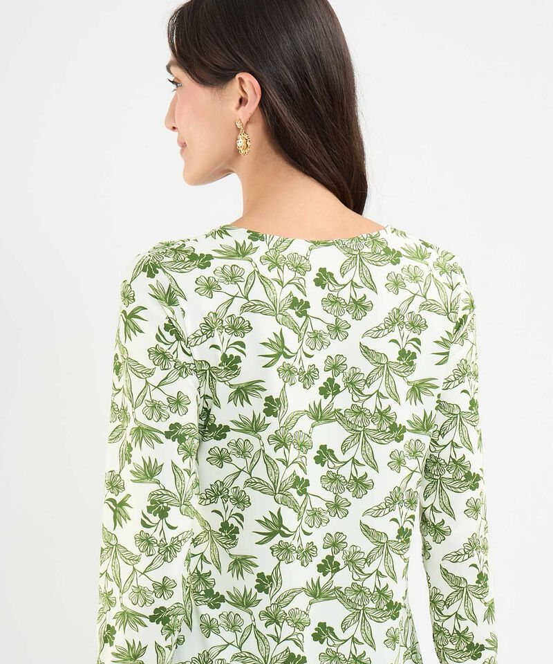 Camiseta Manga Larga Estampada