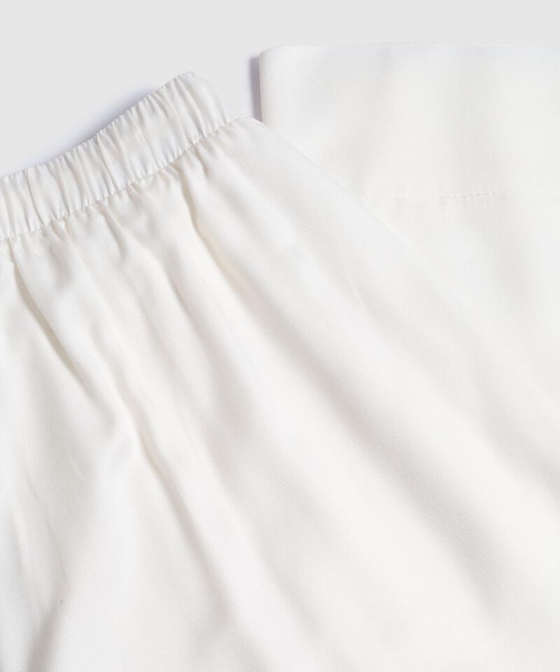 Pantalón Fluido Con Pretina Resortada