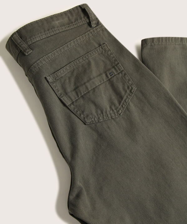 Pantalon 5 Bolsillos Teñido