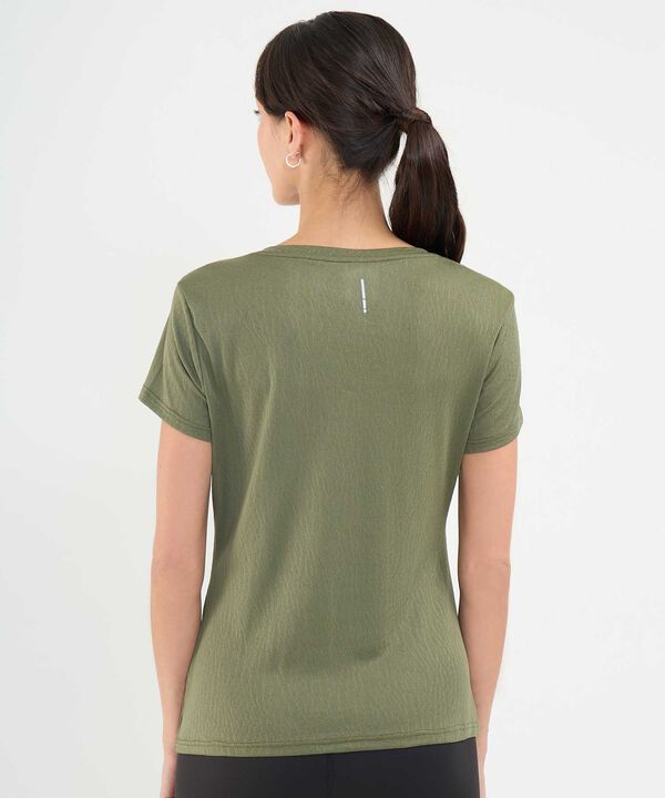 Camiseta Unicolor Texturizada