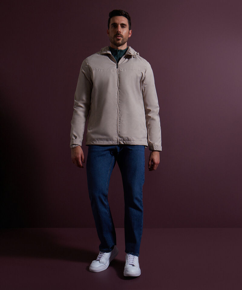 Chaqueta Parka Con Capota