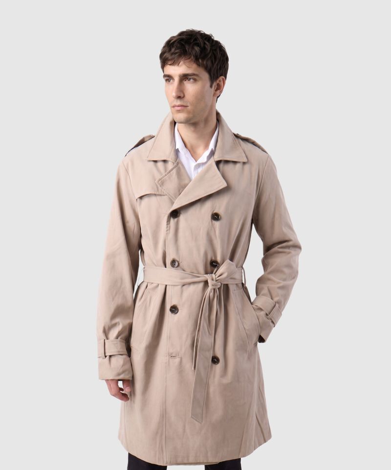 Chaqueta Trench Coat Unicolor