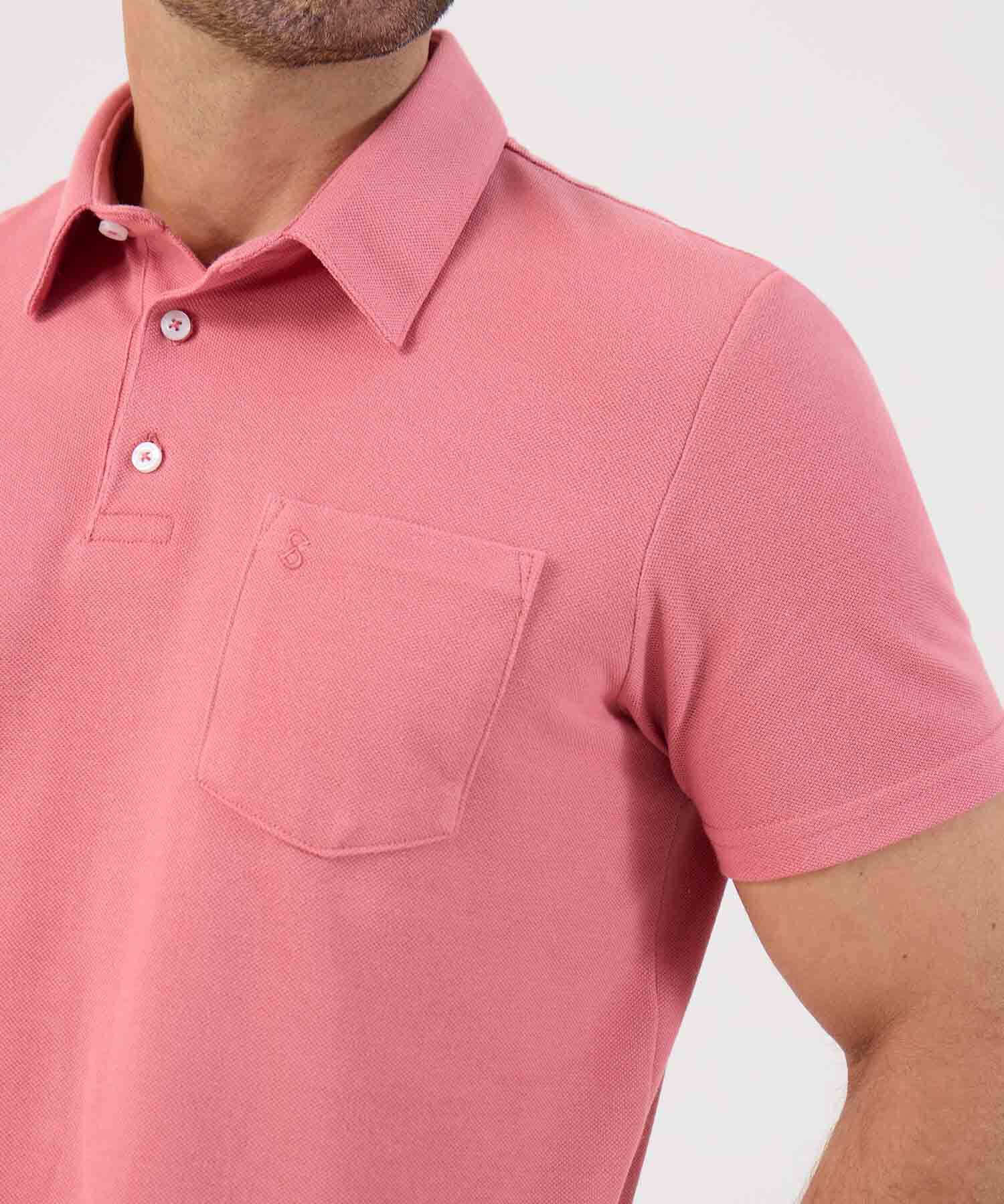 Polo Con Bolsillo Para Hombre