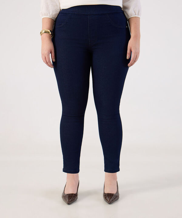 Jegging unicolor para mujer curvy image number null