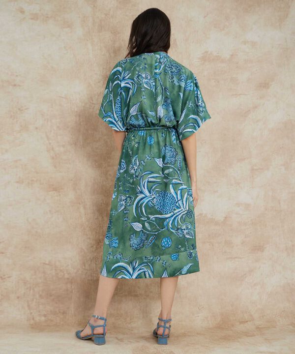 Vestido Cuello Neru Con Cinturon Circular Forrado 