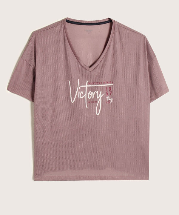 Camiseta Cuello V Con Screen