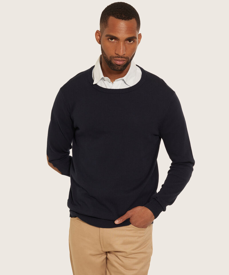 Saco Cuello Redondo Con Coderas