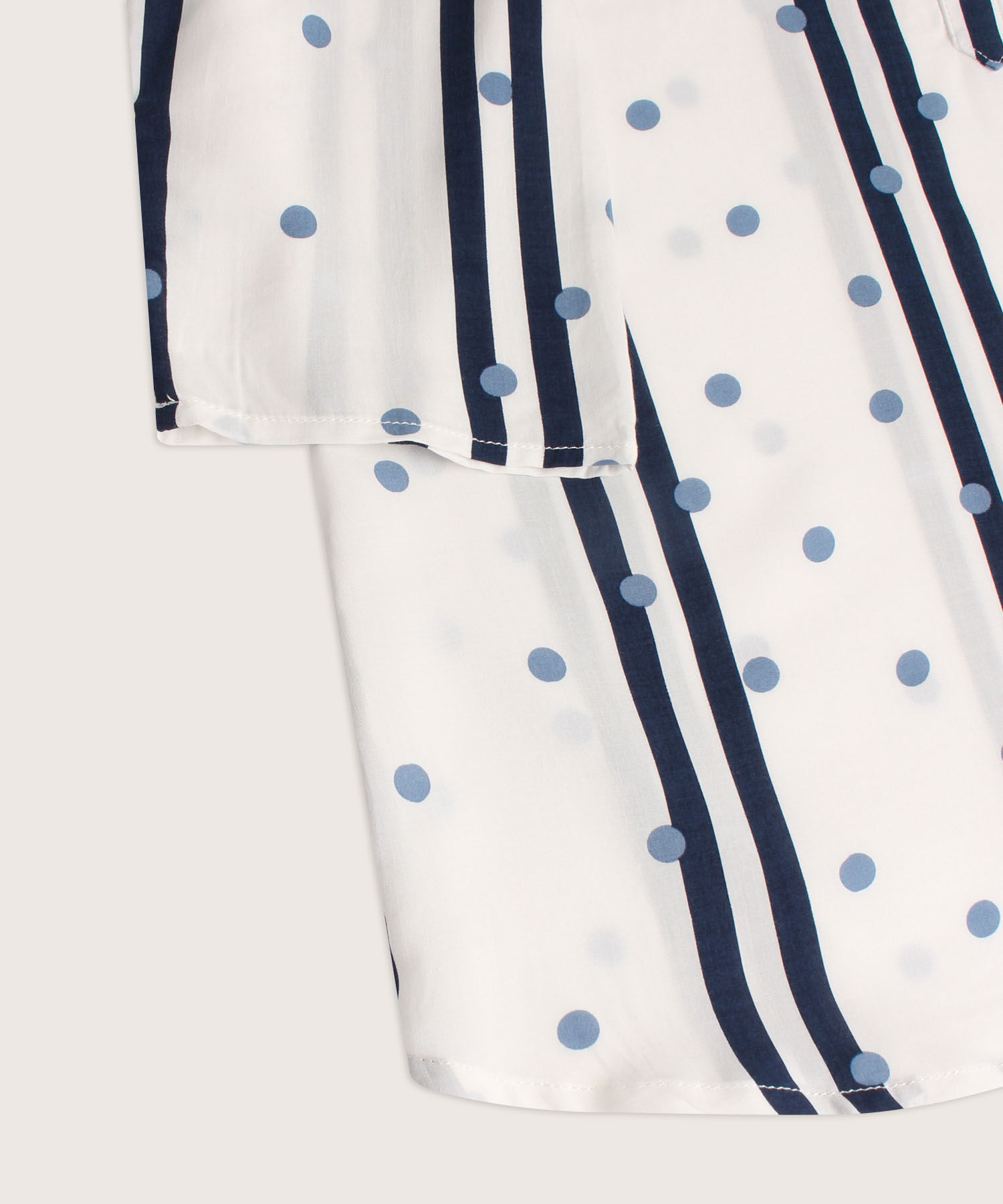 Blusa Pechera Estampada