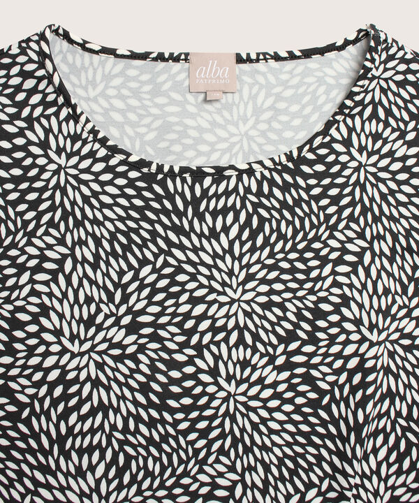 Camiseta mujer manga 3/4 estampada image number null