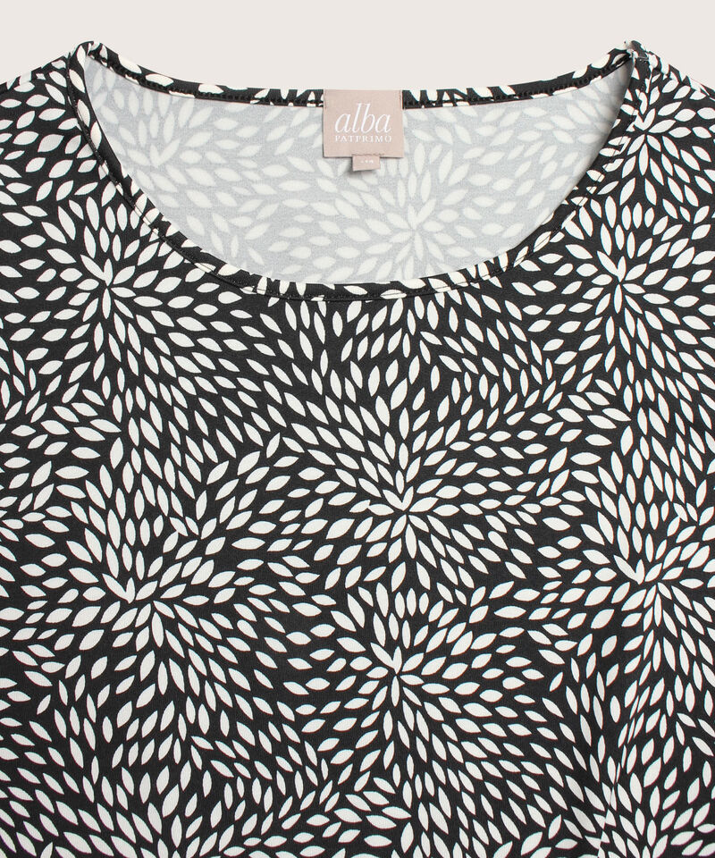 Camiseta mujer manga 3/4 estampada