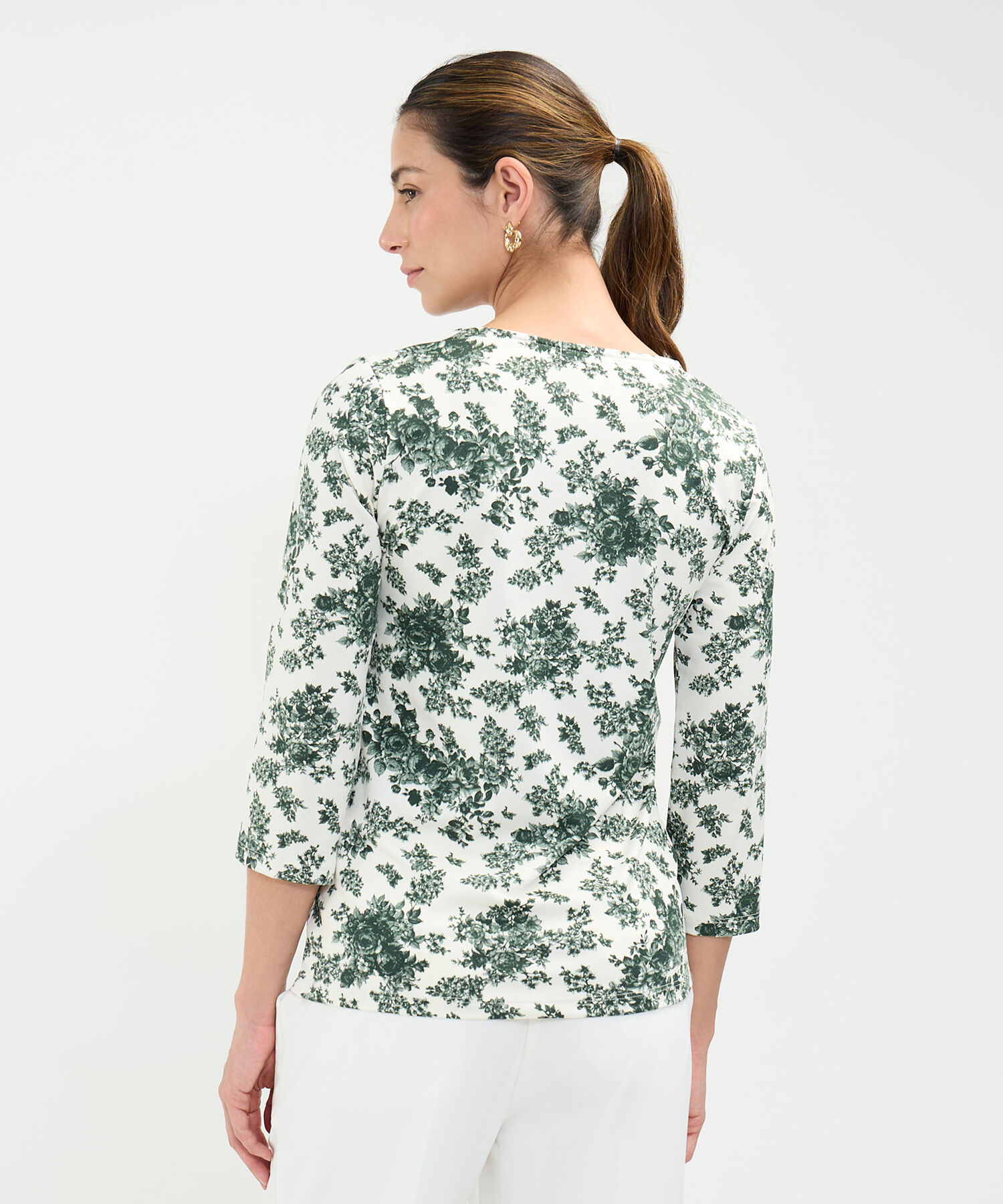 Camiseta Estampado Botánico