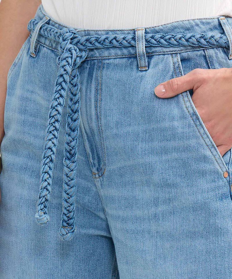 Jeans Wide Leg Tono Claro