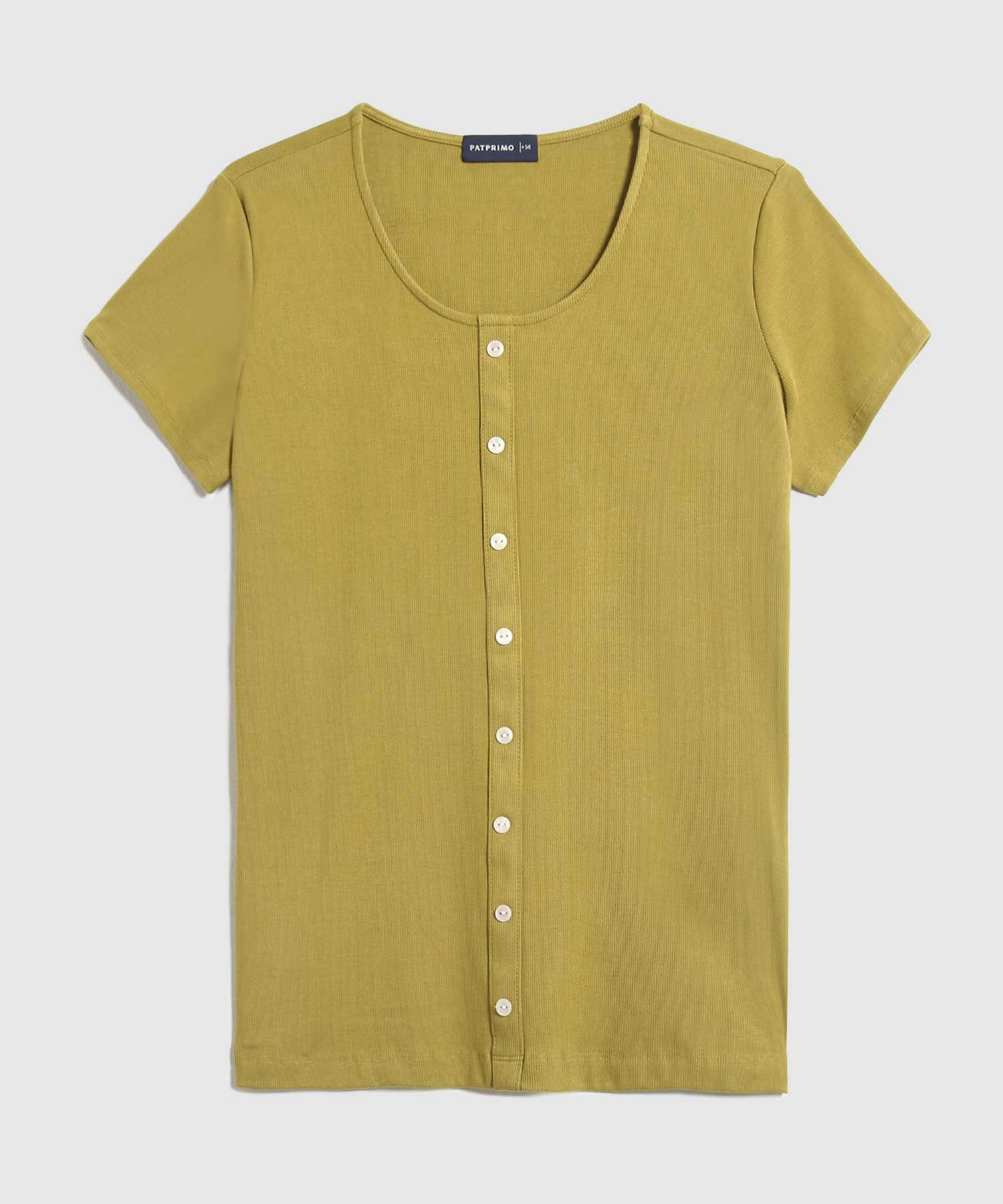 Camiseta Con Cierre De Boton