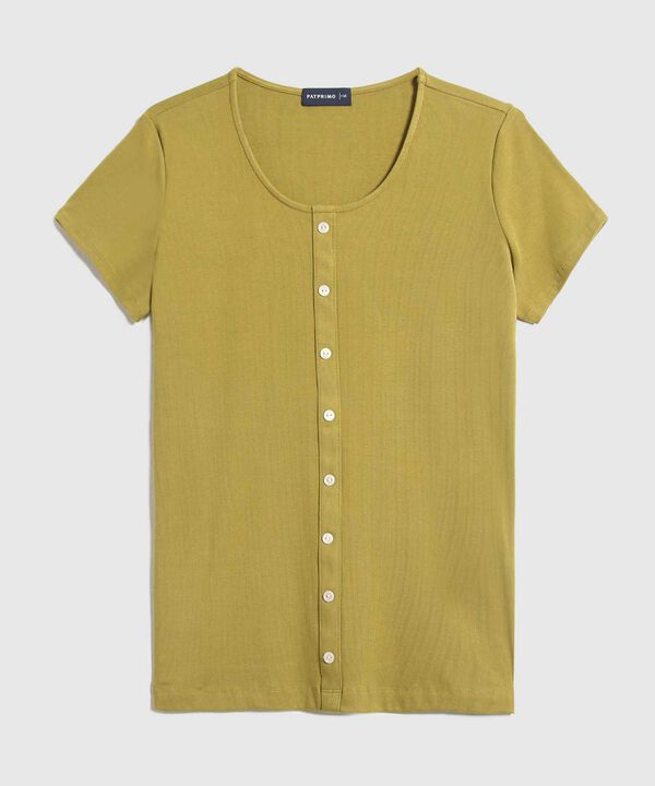 Camiseta Con Cierre De Boton image number null